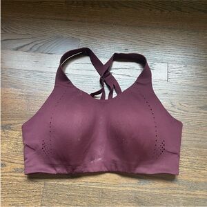Lululemon Athletica Dark Red Sports Bra